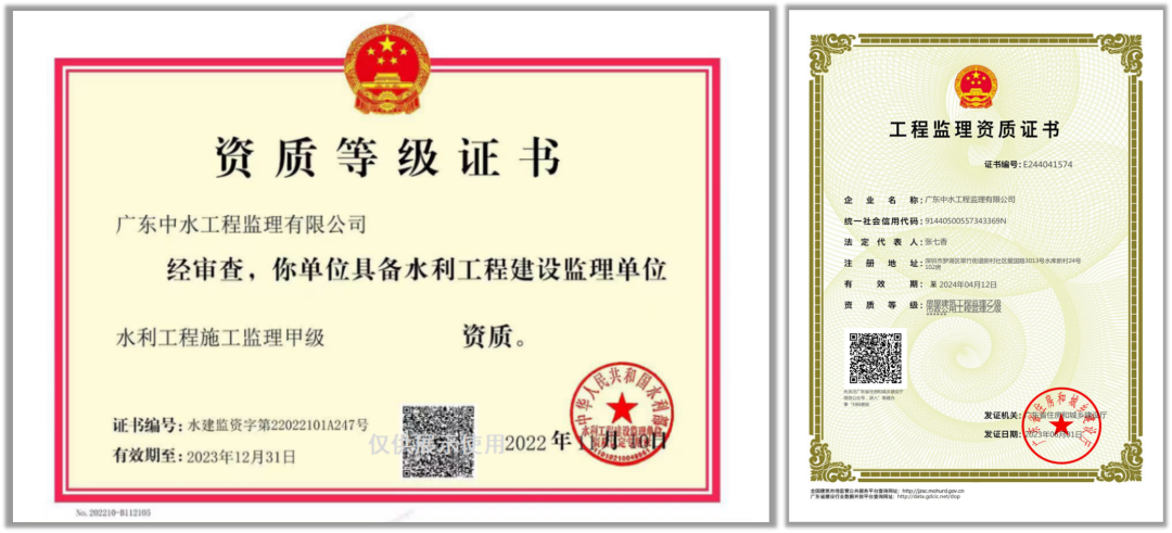 中水監(jiān)理八大優(yōu)勢(shì)之二：水利甲級(jí)資質(zhì)，實(shí)力雄厚 